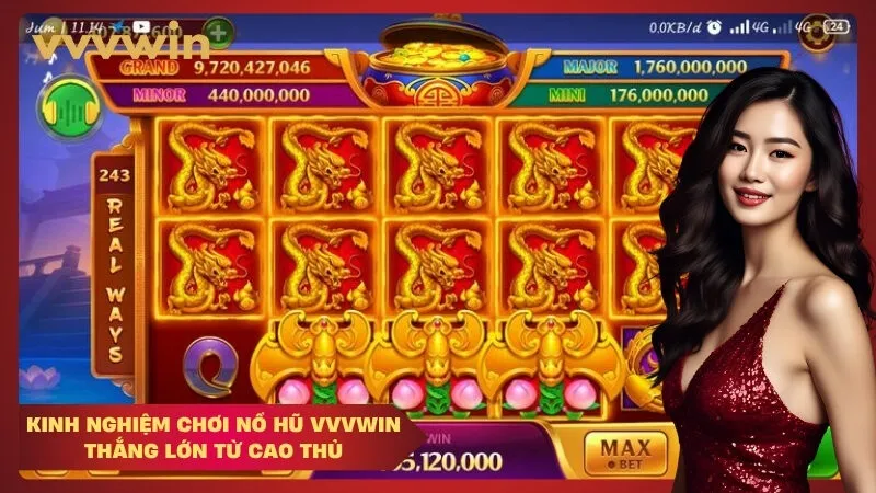 Kinh nghiệm chơi nổ hũ vvvwin thắng lớn từ cao thủ